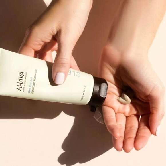 AHAVA Purifying Mud Mask – Dead Sea Minerals Deep Cleanse for Sensitive Skin - Picture 9 of 13